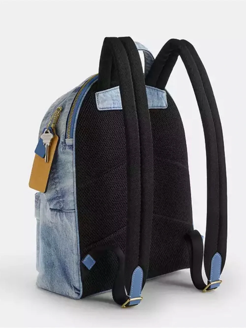 COACH Taylor Small Backpack In Loved Denim